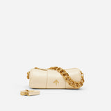 XX Mini Cylinder Soft Calf Leather Vanilla Front