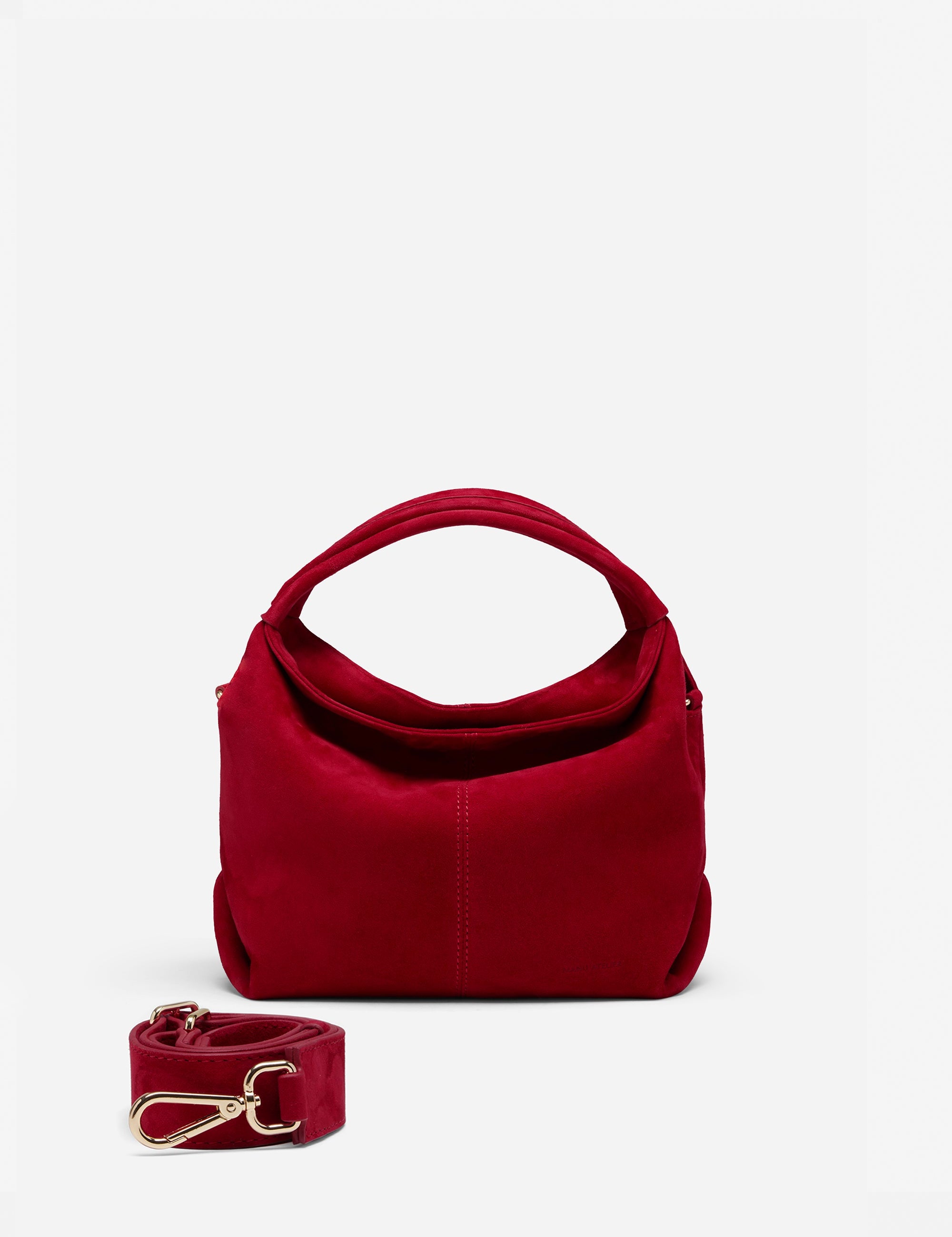Mini Gala Red Suede 