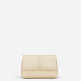 THE MINI FOLD BAG SOFT CALF LEATHER VANILLA FRONT