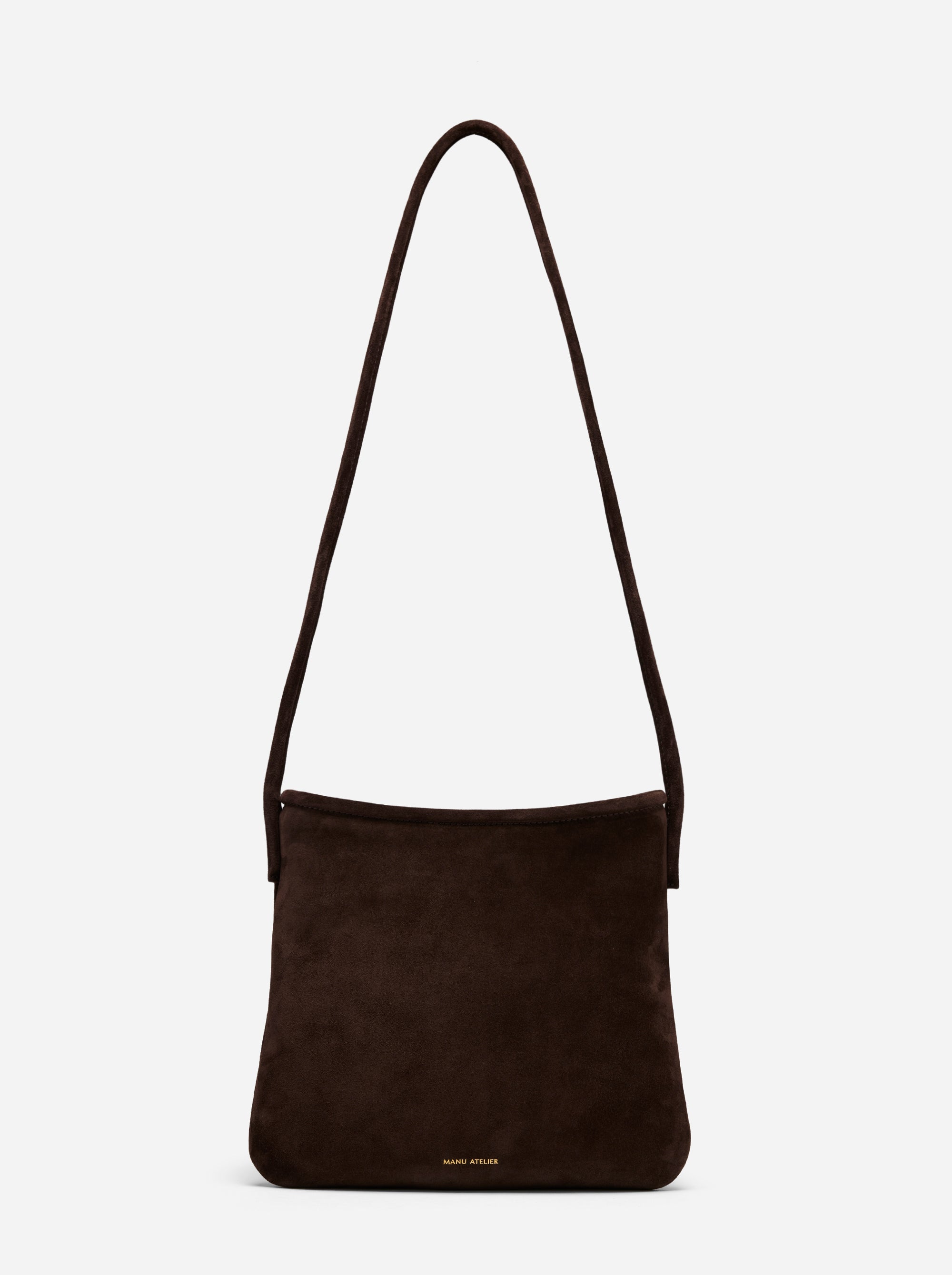 Fidele Deep Brown Suede Front