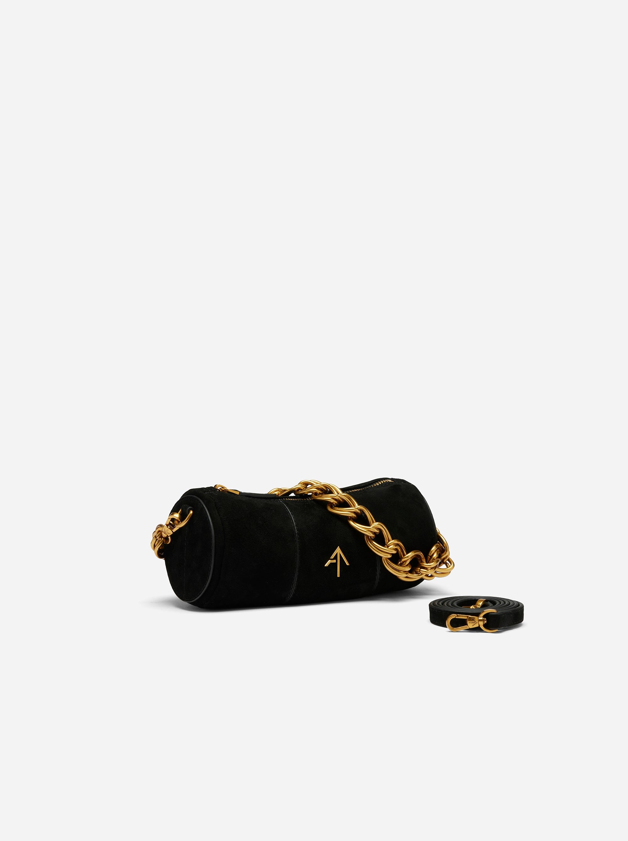 XX Mini Cylinder Black Suede Side