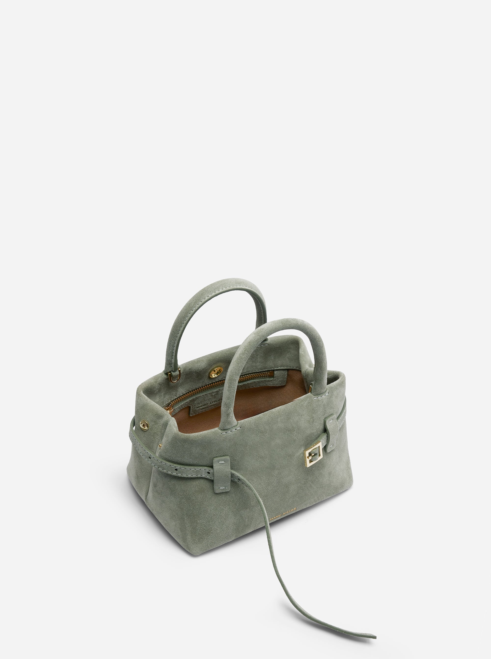 Le Cambon 20 Pepe Green Suede inside