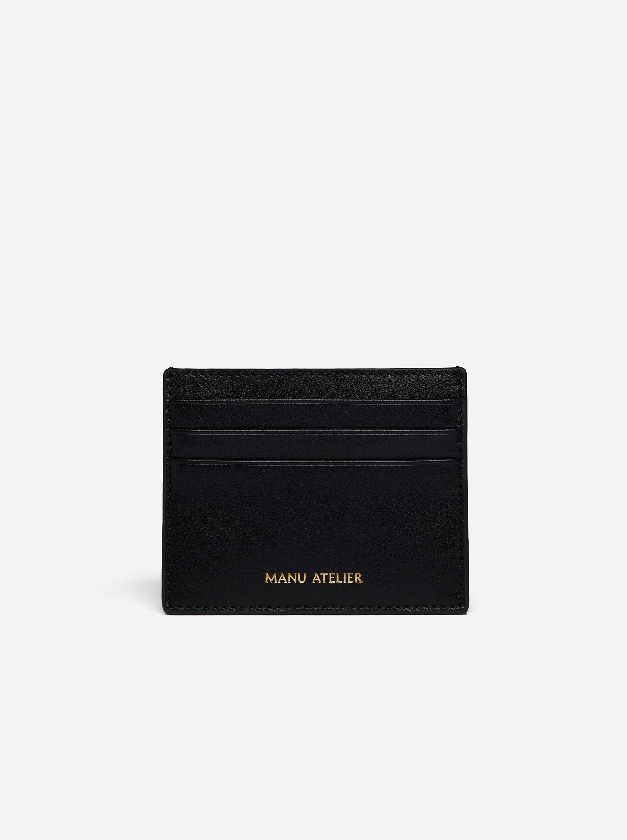 Manu Cardholder Black Soft Front