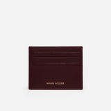 Manu Cardholder Merlot Soft