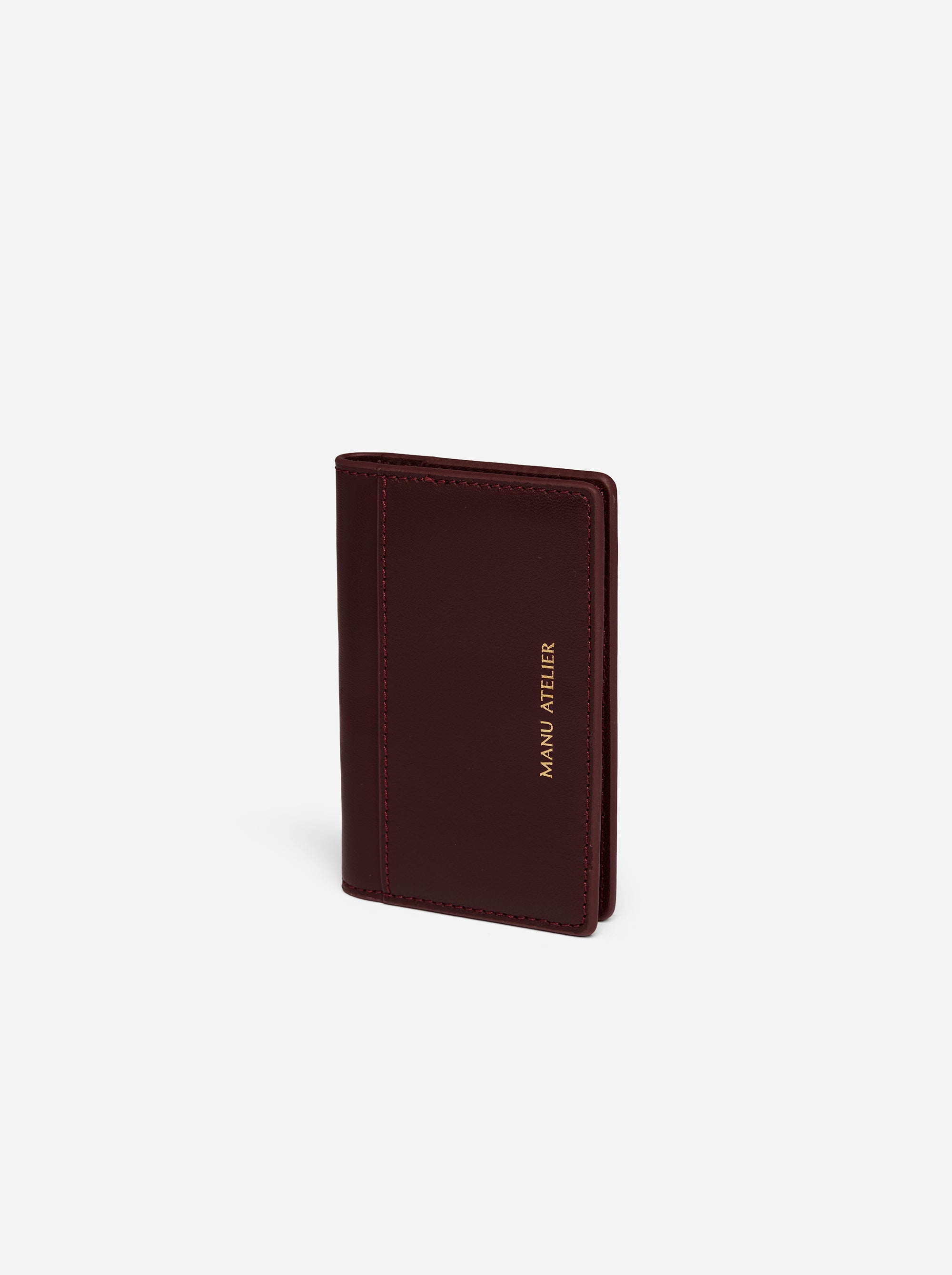 Manu Cardholder Merlot Soft Inside