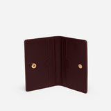 Manu Cardholder Merlot Soft Inside