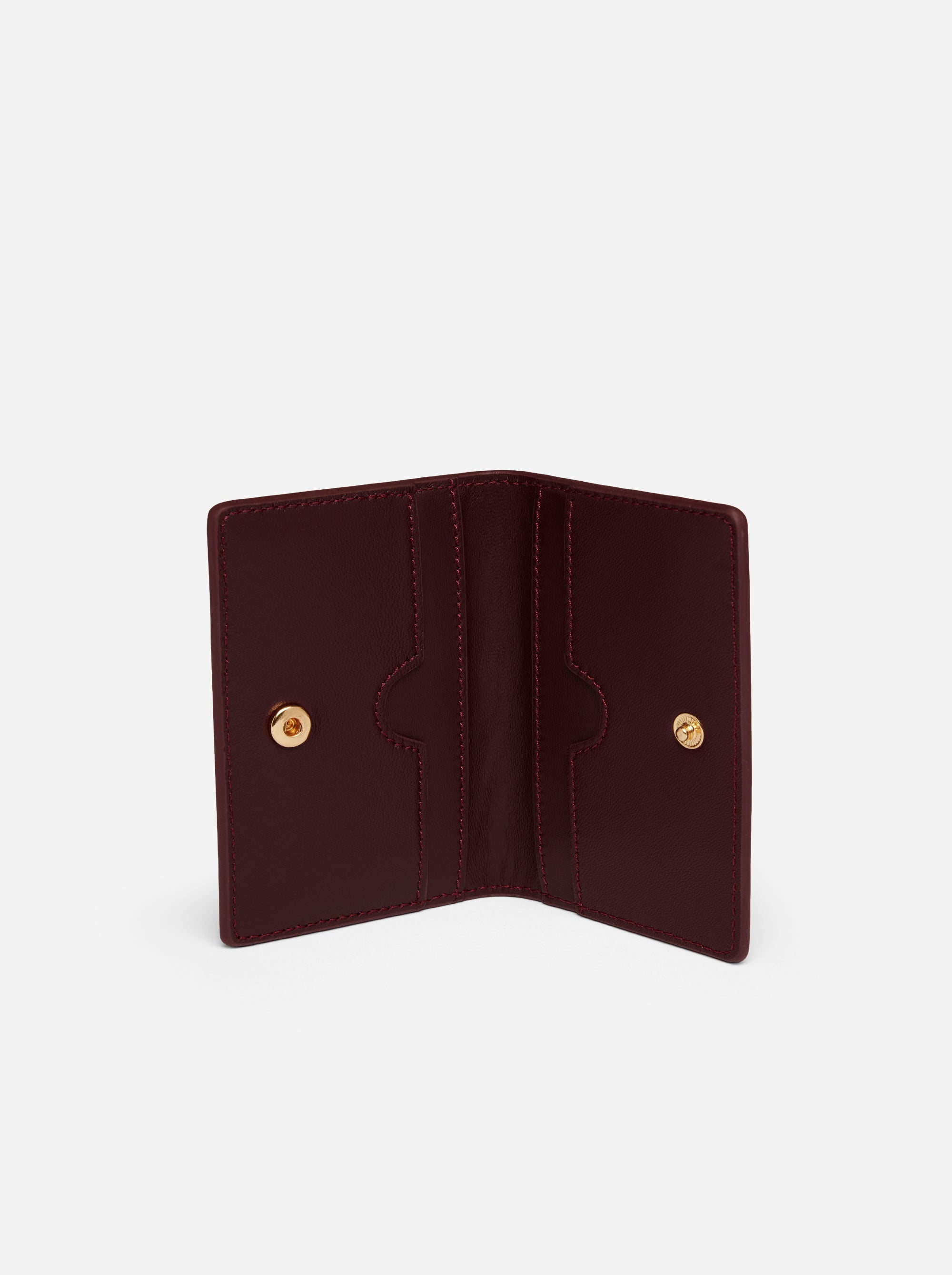 Manu Cardholder Merlot Soft Inside