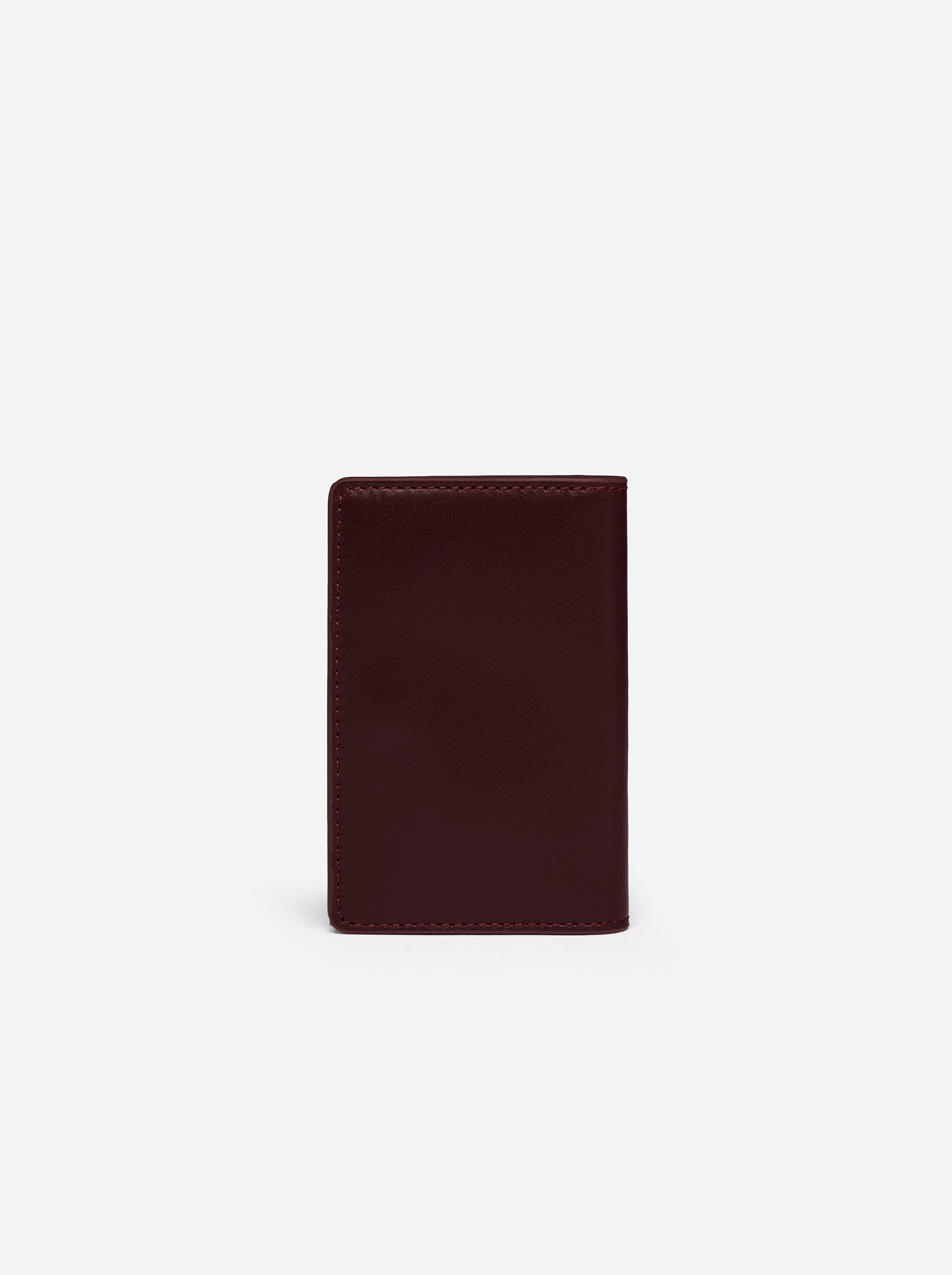 Manu Cardholder Merlot Soft Back