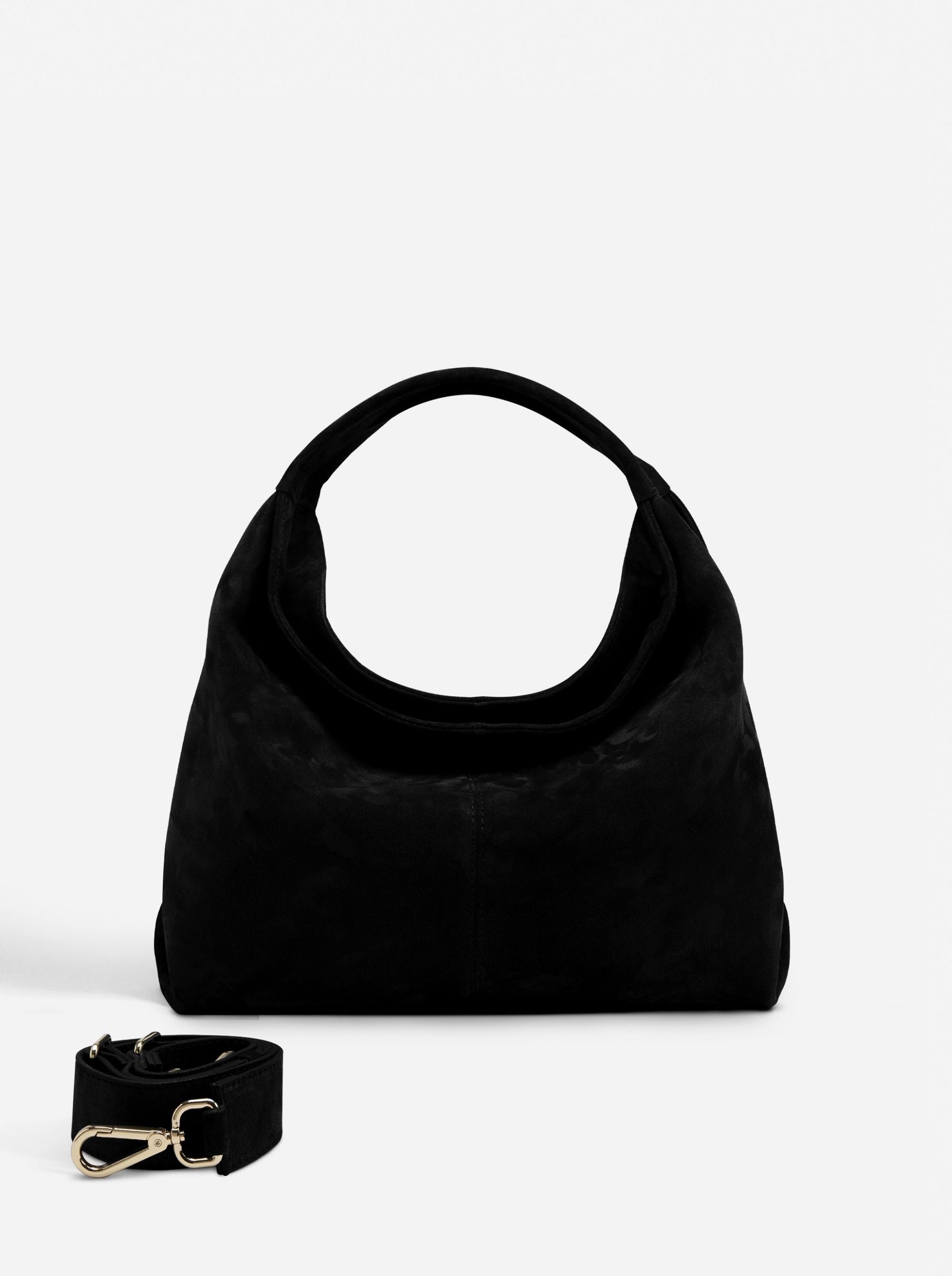 Gala Black Suede Front